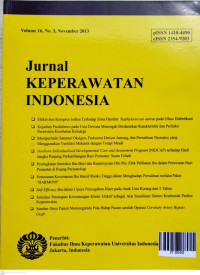Image of Jurnal Keperawatan Indonesia, vol 16, nomor.3 Tahun 2013