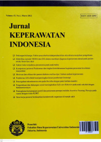 Image of Jurnal Keperawatan Indonesia, vol 15, nomor.1 Tahun 2012