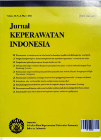 Image of Jurnal Keperawatan Indonesia, vol 14, nomor.1 Tahun 2011