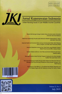 Image of JKI Jurnal Keperawatan Indonesia. Vol.22, No.2. July 2019
