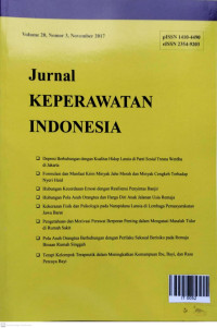 Image of Jurnal Keperawatan Indonesia, vol 20, nomor.3 Tahun 2017