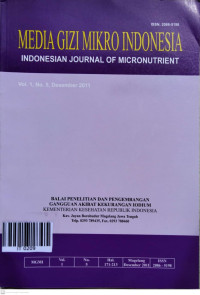 Image of Media Gizi Mikro Indonesia. Vol.1, No.5. Desember 2011