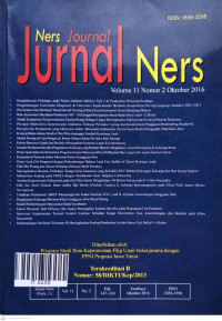 Image of Ners Journal = Jurnal Ners. Vol.11, No.2 Oktober 2016