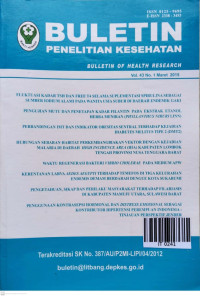 Image of Buletin Penelitian Kesehatan Vol. 43, No.1. Maret 2015