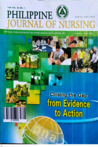 Image of Philippine Journal Of Nursing Vol.82, NO.1. January - June 2011