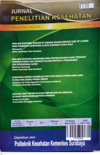 Image of Jurnal Penelitian Kesehatan. Vol. 14, No.1. Maret 2016