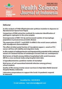 Image of Health Science Journal of Indonesia Vol. 11, No. 2, Desember 2020
