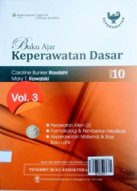 Image of Buku Ajar Keperawatan Dasar (Vol. 3)