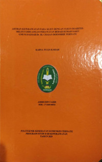 Image of ASUHAN KEPERAWATAN PADA KLIEN DENGAN ULKUS DIABETES
MILITUS DIRUANGAN PERAWATAN BEDAH RUMAH SAKIT
UMUM DAERAH Dr. Hi. CHASAN BOESOIRIE TERNATE