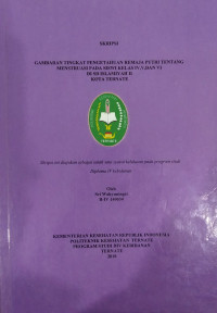 Image of Gambaran Tingkat Pengetahuan Remaja Putri Tentang Menstruasi Pada Siswi Kelas IV, V, dan VI di SD Islamiyah II Kota Ternate