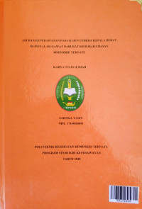 Image of ASUHAN KEPERAWATAN PADA KLIEN CEDERA KEPALA BERAT
DI INSTALASI GAWAT DARURAT RSUD Dr.H CHASAN

BOESOIRIE TERNATE