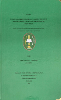Image of STUDI LITERATURE REVIEW HUBUNGAN FAKTOR PSIKOSOSIAL TERHADAP RESIKO BABY BLUES SYNDROME PADA IBU POSTPARTUM