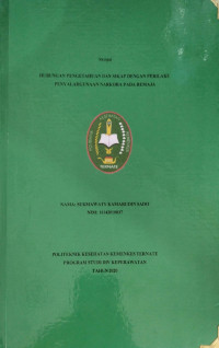 Image of HUBUNGAN PENGETAHUAN DAN SIKAP DENGAN PERILAKU PENYALAGUNAAN NARKOBA PADA REMAJA