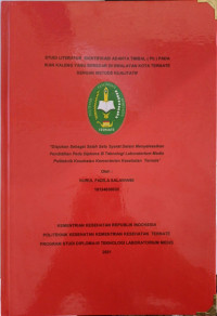 Image of Studi Literatur Identifikasi Adanya Kandungan Timbal (Pb) Pada Ikan Kaleng Dengan Menggunakan Metode Kualitatif