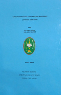 Image of KANDUNGAN MIKROBA PADA PENYEDAP MADIDIHANG (THUNNUS ALBACARES )
