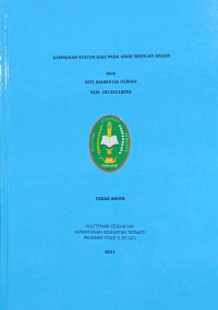 Image of GAMBARAN STATUS GIZI PADA ANAK SEKOLAH DASAR