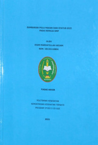 Image of GAMBARAN POLA MAKAN DAN STATUS GIZI PADA REMAJA