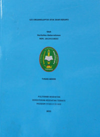 Image of UJI ORGANOLEPTIK STIK IKAN KERAPU
