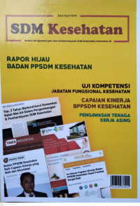 Image of SDM Kesehatan. Edisi April 2019