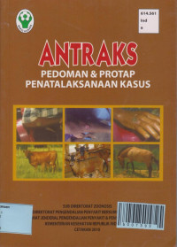 Image of Antraks Pedoman & Protop Penatalaksanaan kasus