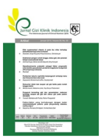Image of Jurnal Gizi Klinik Indonesia = The Indonesia Journal of Clinical Nutrition Vol 17 No 3 Tahun 2021