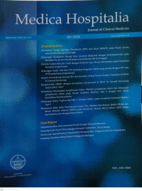 Image of Medica Hospitalia Journal of Clinical Medicine Vol. 5 (1) Mei 2018